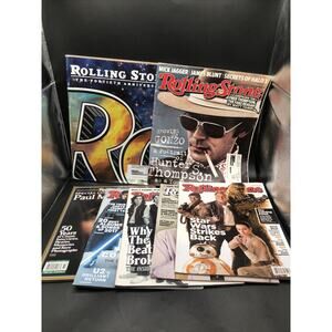 Lot Rolling Stone Magazine Star Wars Paul McCartney Beatles Jedi Mick Jagger